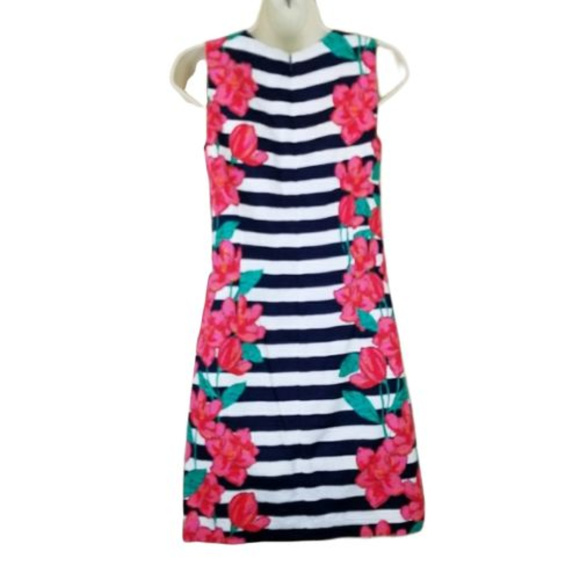 Vineyard Vines Magnolia Striped Shift Dress – Size 4 - Picture 4 of 5